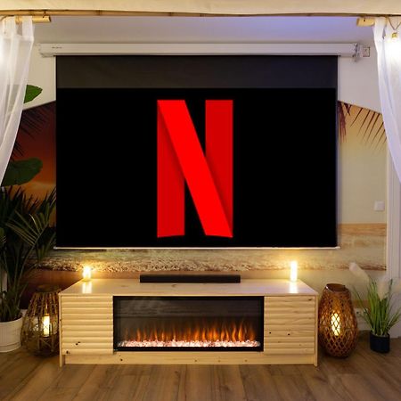 Lit Rond Tres Grand Et Confortable - Garage Possible Ou Parking Gratuit Rue - Gare 2 Min Et Ville 4 Min En Tram - Ciel Etoile - Netflix Videoprojecteur - Luxe Et Evasion 斯特拉斯堡 外观 照片