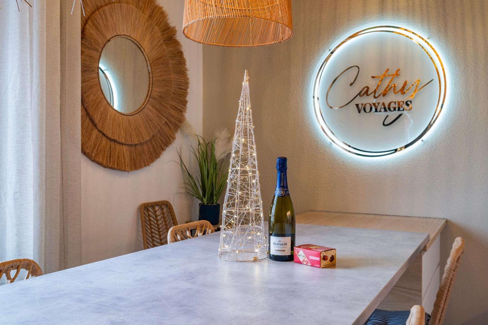 Lit Rond Tres Grand Et Confortable - Garage Possible Ou Parking Gratuit Rue - Gare 2 Min Et Ville 4 Min En Tram - Ciel Etoile - Netflix Videoprojecteur - Luxe Et Evasion 斯特拉斯堡 外观 照片